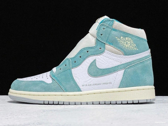 TBkick Green Jordan 1 Air Turbo High 555088-311 Retro OG 0802